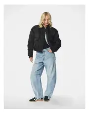 [Decjuba] Padded Bomber Jacket in Black