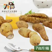 在飛比找momo購物網優惠-【源鄉自然生態農園】台農57號有機NG惜福地瓜7斤x1箱(農