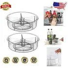 Set of 2 - 12-Inch Lazy Susan Rotating Turntables for Efficient Food Storage