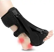 IKUSELY Upgrade Plantar Fasciitis Night Splint, Plantar Fasciitis Relief Brace, 3 Adjustable Straps Plantar Fasciitis Night Splint Relief Plantar Fasciitis, Foot Drop, Achilles Tendonitis, Day&Night