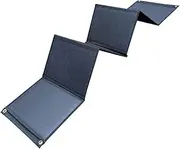 Solar Panel, Solar Panel Outdoor Charging Laptop Drone Camera 60W Charging Panel Portable Solar Folding Bag for RV, Camper, Vehicle, Caravan