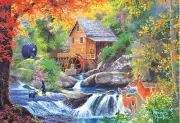 RoseArt Spring Mill 2000 Piece Jigsaw Puzzle