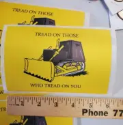 DON'T TREAD ON ME FLAG DECALS STICKERS LARGE 4x6 inch *WORLDWIDE SHIPPING*