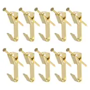 Picture Hangers w Nails - Photo Frame Hanging Hooks Kit - Holds 20 lbs - 50 Pcs