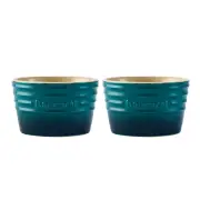 Baccarat Le Connoisseur Set of 2 Stoneware Ramekins 9cm - Limited Edition