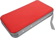 Uonlytech Slot CD Storage Bag Durable Hard Case for DVDs Pressure Protection Portable Holder for Travel Scratch and Dust Resistant for Organizing Discs