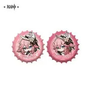 miHoYo Genshin Impact Yae Miko 2 Pcs Set Cute Badge Resplendent Feast Official