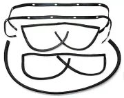 NEW 5-Piece Hard Top to Body Seal Kit / For 1966-77 Ford Bronco Door Windshield (for: Ford)