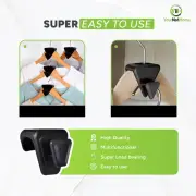 Clothes Hanger Hooks For Wardrobe Storage 30 Plastic Cascading Hangers