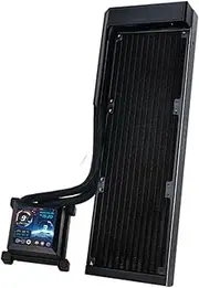 LIANLI LL-HS-LCD-360-N-BK Simple Water Cooling Kit, Fanless Model, HydroShift LCD 360 No Fan Black Side Mount Design, 2.88" Screen, IPS LCD, Japanese Authorized Dealer