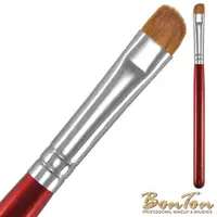 在飛比找PChome24h購物優惠-BonTon 湛紅短柄 顯色斜眼影刷(S) WTQ09 貂毛