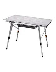 [Levede] Table Roll Up Folding Portable Desk Picnic in Silver