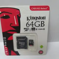 在飛比找蝦皮購物優惠-全新 Kingston 金士頓 microSDXC 64G 