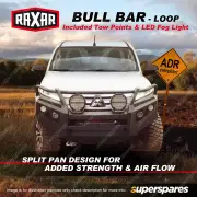 RAXAR Bull Bar with Loop & Lights & Tow Points for Mitsubishi Triton MR 2019-On