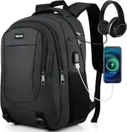 Backpack for Men and Women, School Backpacks for Teens Boys, 15.6 Inch Large