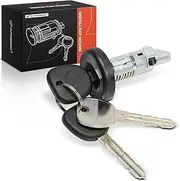 A-Premium Ignition Lock Cylinder Replacement for Chevrolet Impala 2009-2013 Tahoe 2007-2014 Buick Lucerne GMC Yukon Cadillac Escalade Chevrolet Avalanche Cadillac DTS SRX,with 2 Keys