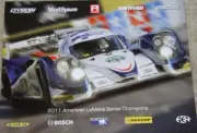 2012 Dyson Racing #16 Mazda Lola LMP1 Laguna Seca ALMS postcard
