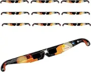 10 Pack Bulk Premium - Solar Eclipse Glasses - Spanish Language CE & ISO Certified Eclipse Glasses - Approved 2024 Eclipse