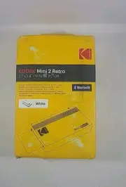 Kodak Mini 2 Retro P210R White Wireless Portable Photo Printer 2.1x3.4 Inch New