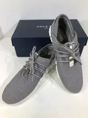 Cole Haan Zerogrand Women’s Sz 6.5 Gray/Silver Quilted Fashion Sneakers X7-1514
