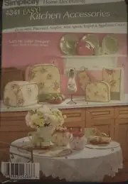 Simplicity Home Decorating That's My Sister pattern 4341 Kitchen Accessories unc