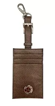 Genuine OROTON | Melanie Pebble | Chocolate - Luggage Travel Tag | RRP$125 NWT