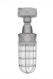 VT 100-W Equivalent CE Integrated LED Vaportite CCT/Lumen Select, Canopy Light