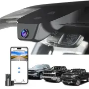 Front 4K & Rear 1080P Dash Cam fit for Chevy 4th Gen Silverado 1500 2022-2025...