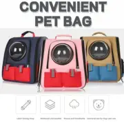 Pet Outdoor Carrier Backpack Breathable Cat Dog Space Shoulder Bag Portable AU