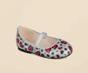 Bloch Girls' Audrey Glitter Heart Flats - Walker, Toddler, US 5.5, EUR 22