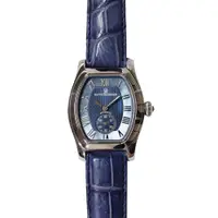 在飛比找PChome24h購物優惠-REVUE THOMMEN 梭曼錶 酒桶型自動機械腕錶 藍面
