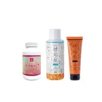 【美力入門組】WELLNESS美力補給C錠 60錠/瓶+琥珀肌 (三合一洗顏乳120G+清爽型化妝水450ML)