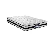 King Size Ultra Firm Mattress 24cm High Density Foam Pocket Spring Sleep