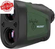 Laser Hunting Rangefinder 900Y 6X Magnify Speed Scan Mode Rain Fog Hardcase