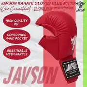 Javson Karate Gloves Red Mitts