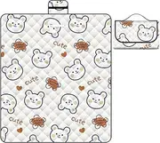 XAUCY Outdoor Picnic Blanket Folding Waterproof Camping Mat Machine Washable Beach Blanket Portable Tent Ground Mat(C,200cm*200cm)