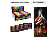 20pk Mystical Fire Dust Magical Colourful Flames Rainbow Campfire Outdoor 15g