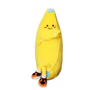 50 CM Banana Stuffed Animal Cute Fruit Plushie Hugging Pillow Long Plush Toys Sleeping Doll Gift for Birthday, Valentine, Christmas
