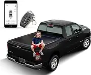 ALCYBD Aluminum Hard Retractable Pickup Truck Bed Cover Electric Tonneau Cover Compatible for Dodge Ram 1500