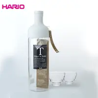 在飛比找蝦皮購物優惠-HARIO 酒瓶造型冷泡壺組 750mL 一壺二杯 耐熱玻璃