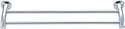 Bathroom Double Towel Bar with Crystal Head Wall Mount Towel Hanging Holder 24-Inch Length,Stainless Steel Polished Chrome Towel bar