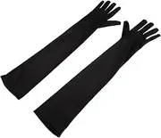 [BESPORTBLE] 1 Pair Long Sleeve Gloves Elastic Finger Compression Sleeves for Sun Protection Arm Guards for Women Elbow-length Uv Blocking Outdoor Sports Driving