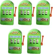 jojofuny 5Pcs Machine Toy Wining Prize Plaything Electric Lucky Number Picking Machine Mini Slot Machine Toy Game Machine Lotto Ball Machine Lucky Ball Child Palm Plastic