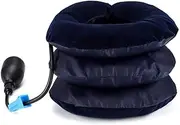 Air Inflatable Neck Pillow Head Cervical Traction Support Stretcher Pain Relief