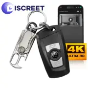 Spy Camera Car Key fob WIFI Wireless Mini 4K ULTRA HD Remote Control Hidden