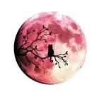 Glow in The Dark Wall or Ceiling Moon Stickers – Luminous Decal Sticker for S...