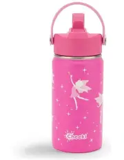[Cheeki] Insulated Water Bottle with Fairies for Kids 400 ml in Pink