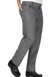 Chef Works Professional Pant Mens L NWT Elastic Waist Pockets Cotton PEN02