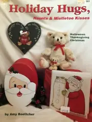 Vintage Painting Book: Holiday Hugs, Haunts & Mistletoe Kisses by Amy Boettcher