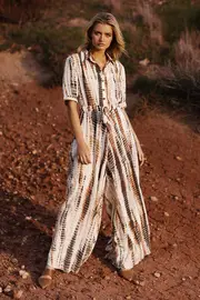 Mirage Flared Pantsuit--SHA-SH734
